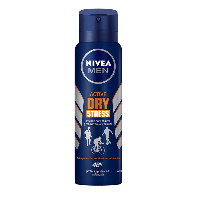 Desodorante Spray Nivea Men Stress Protect 150ml - Nivea Deo. Spray  Stress Protect 150ml (Varon).