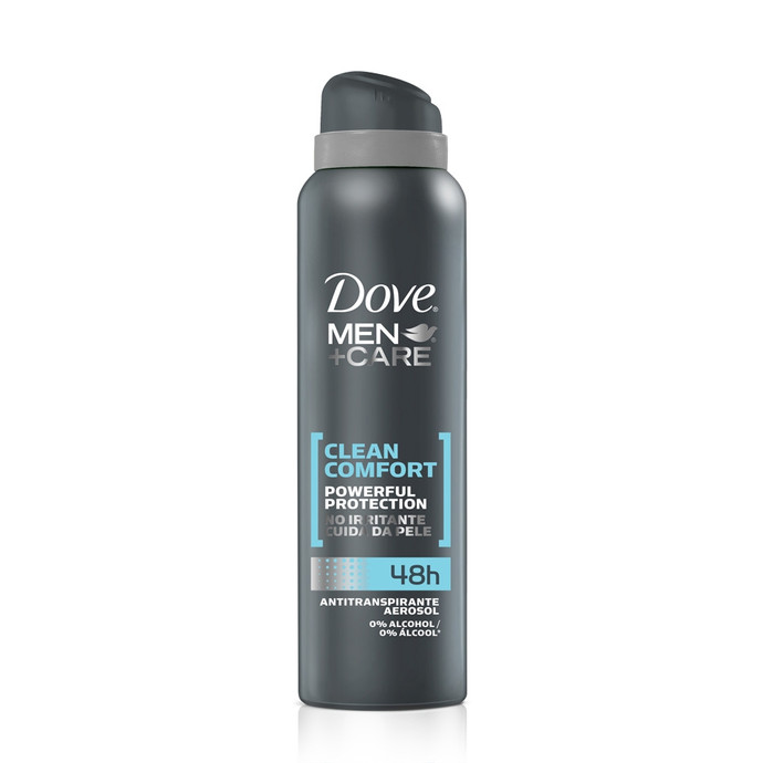 Antitranspirante DOVE Men Protección Total en aerosol 150 ml - Dove Desodorante Spray Cleam Confort 150 Ml Varon