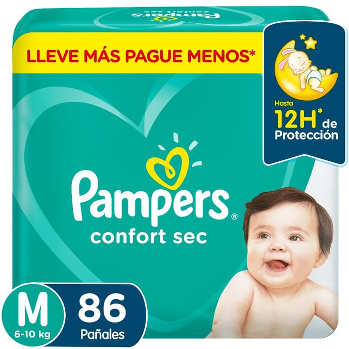 Pañales Pampers Confort Sec M 86 Un - CPPBPAM860.jpg