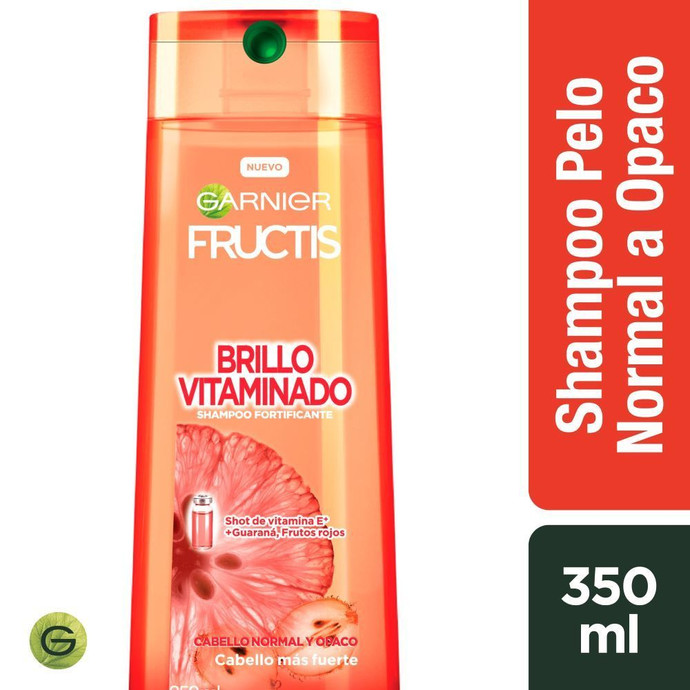 Fructis Shampoo   Brillo Vitamin. (Cab Normal Opaco )350 Ml - CPSHFRU350.jpg