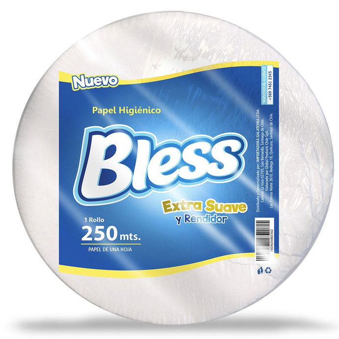 Bless Papel Higienico Industrial 250 Mts - Bless Papel Higienico Industrial 250 Mts