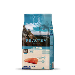 BRAVERY CACHORRO MINI SALMON 7 KG