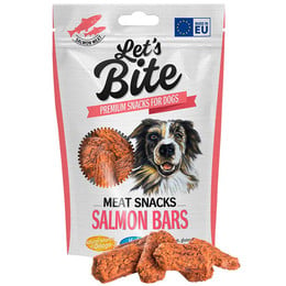 LET`S BITE MEAT SNACKS SALMÓN BARS 80 GR