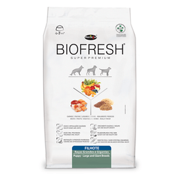 BIOFRESH CACHORRO RAZAS GRANDES Y GIGANTES 15 KG