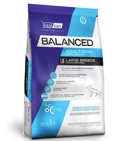 VITALCAN BALANCED PERRO ADULTO RAZA GRANDE 3 KG