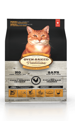 OVEN BAKED GATOS SENIOR +7 SABOR A POLLO 2,27 KG