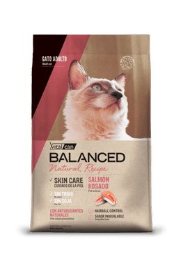 BALANCED NATURAL RECIPE SALMÓN ROSADO PARA GATO 3 KG