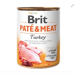 BRIT CARE PATÉ & MEAT PAVO 400 GR