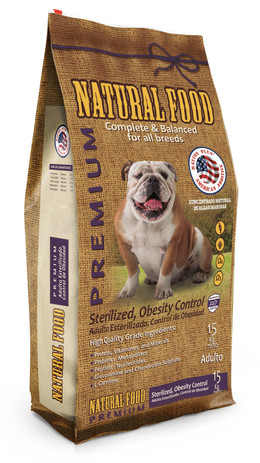 NATURAL FOOD CONTROL PESO, STERILIZED 15KG