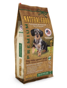 NATURAL FOOD SENIOR RAZAS PEQUEÑAS Y MINI 10KG