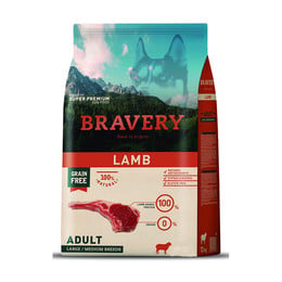 BRAVERY ADULTO MINI CORDERO 2 KG