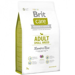 BRIT CARE ADULTO SMALL BREED LAMB & RICE 3KG