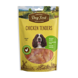 DOG FEST TIRAS DE POLLO  90 GR