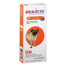 BRAVECTO PARA PERRO  4.5 A 10 KG 250 MG