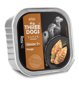 THREE DOGS PATE SUPER PREMIUM SENIOR +7 SABOR POLLO 150gr