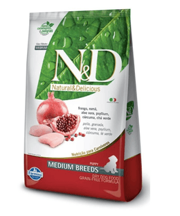 N&D PRIME ADULTO RAZA MEDIANA POLLO Y GRANADA 10,1 KG