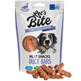 LET`S BITE MEAT SNACKS DUCK BARS 80 GR