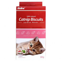 GALLETAS BIOLINE SALMON CON CATNIP 80g