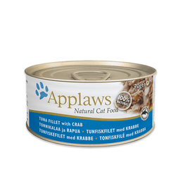 APPLAWS LATA GATO ADULTO SABOR ATUN Y CANGREJO 70gr