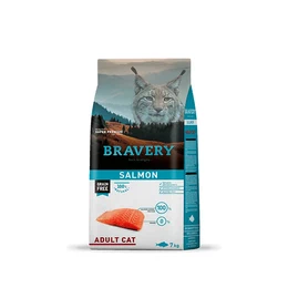 BRAVERY GATO ADULTO SALMÓN 7 KG