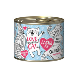 LOVE IS WHERE A CAT IS PURE SALMÓN 190 GR