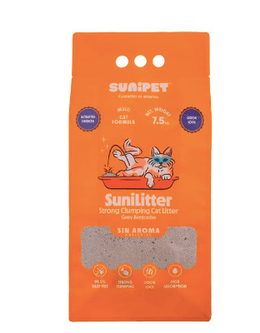 ARENA SUNILITTER CARBON ACTIVADO DE 7,5 KG