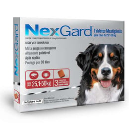 NEXGARD 1 TABLETA PARA PERROS DE 25 A 50 KG