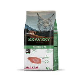 BRAVERY GATO ADULTO POLLO 7KG