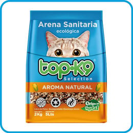 TOP-K9 ARENA SANITARIA ECOLOGICA AROMA NATURAL 2 KG