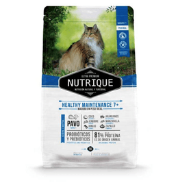 NUTRIQUE GATOS ADULTOS SENIOR +7 SABOR A PAVO 7,5 KG