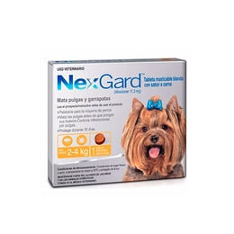 NEXGARD 1 TABLETA PARA PERROS DE 2 A 4KG