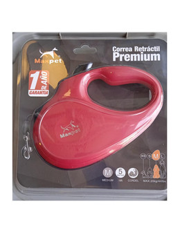 CORREA PREMIUM RETRACTIL CORDEL MAXPET  TALLA M