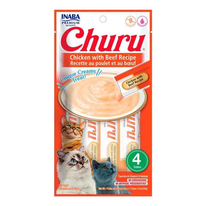 CHURU PARA GATOS SABOR POLLO CON CARNE DE RES 4 TUBOS - churu_pollo_carne.jpeg