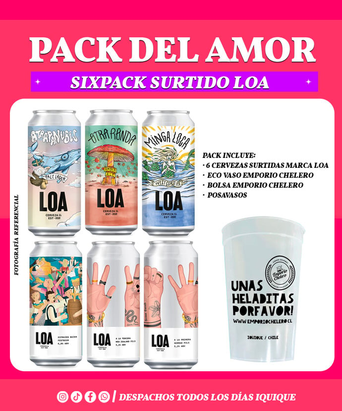 PACK 6 CERVEZAS LOA + ECO VASO  - PACK-AMOR-LOA.jpg