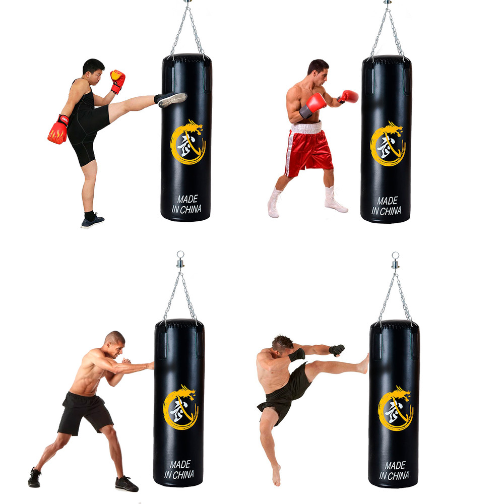 Saco de Boxeo Punching Ball 180 cm Negro - ClubOferta