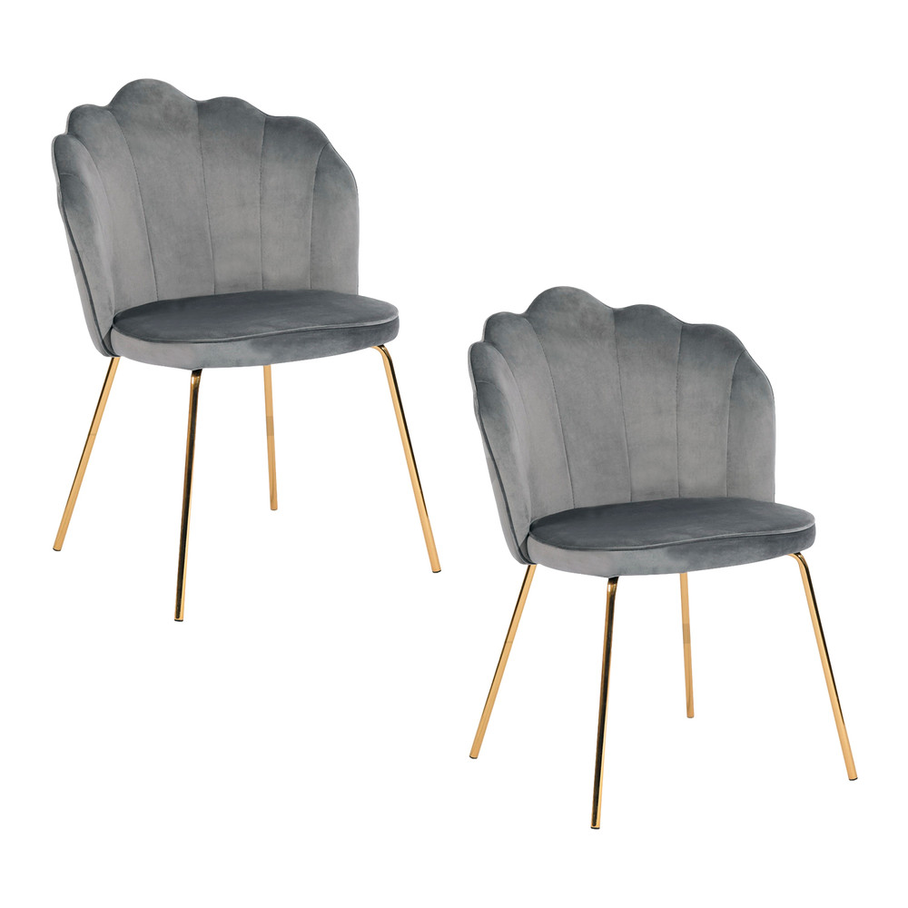 Silla de Terciopelo Patas Doradas Class  Comprar Sillas de Comedor — TR  Muebles