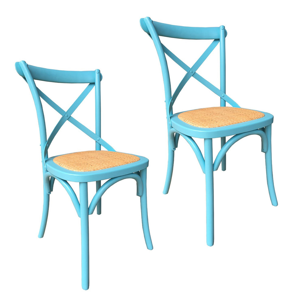 Juego de 2 sillas de comedor, sillas laterales tapizadas de tela,  ergonómicas, con respaldo alto, sin brazos con patas de madera y asiento  acolchado