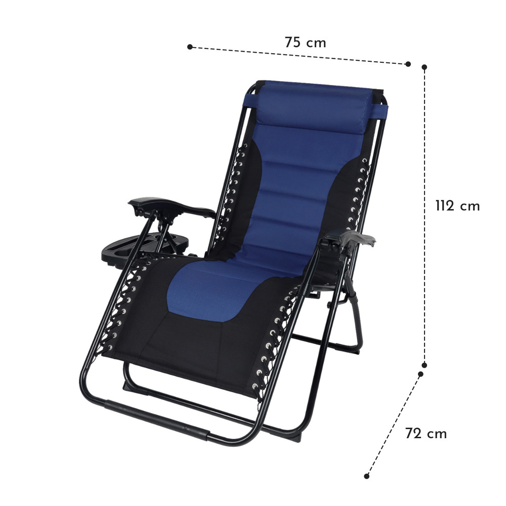 Silla Reposera Plegable Jardin Camping Acolchada + Calidad